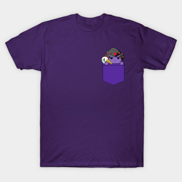 Widowmeowker "PocketKatsu" - Katsuwatch T-Shirt by dillongoo